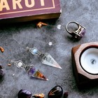 Gehecrst Natural 7 Chakra Healing Crystal Dowsing Pendulum Reiki Gemstone Chi   