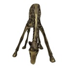 Vintage Mcm Solid Brass Baby Giraffe Figurine Safari Statue Zoo Animal