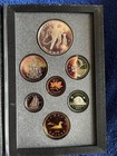 1993 Canada Proof 7 Coin Set Hockey Sterling Silver  1 In Rcm Case W coa