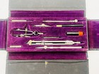 Vintage Friedman Bros Drafting Drawing Set 523 With Case Hungary