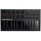 Akai Professional Mpk Mini Mk3 Keyboard Controller In Black W Decksaver Cover