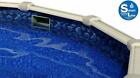 Smartline Boulder Swirl Overlap Above Ground Swimming Pool Liner - 25 Gauge