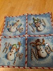 Christmas Decorative Appetizer Plate Four Sections