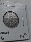 1926 Near 6 Canada 5 Cents Low Mintage Scratched