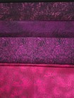 Pop Star Quilt Kit Featuring Jinny Beyer Fabrics 64 x64  Berry Berry