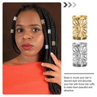 100pcs Hair Cuffs  Hair Beads For Braids - Loc Jewelry - Dreadlock Accessorie   