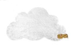 Kids Childrens Baby Nursery Shag Play Accent Rug Cloud Shaped Area Rug  9 Colors