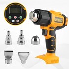 Dewalt 20v Temperatures Adjustable Hot Air Gun Cordless Heat Gun 550  c High Powe