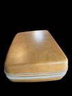 Vtg Midcentury Suitcase Luggage Samsonite Profile 20x16 Brown Tan Hard Shell