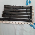 New Stubben Lot Of 5 Black Leather Bridle Cheek Pieces 2 Pr   Spare