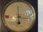 Vtg Middlebury Electric Clock Graphic Thermometer Humidity Gauge Bakelite Works