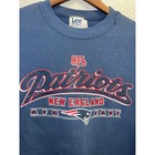 Youth Vintage New England Patriots Sweatshirt Crewneck Blue Football Nfl Kids M