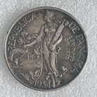 1934 Panama 1 Balboa 90  Silver Xf-au You Judge 225 000 Mintage Not Cleaned