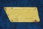 1948 Tennessee State Shape License Plate