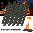 1-10x Huge Ferrocerium Ferro Flint Fire Starter Survival Magnesium Rod Lighter