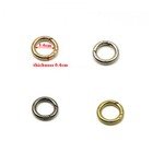 Metal O Ring Openable Keyring Bag Belt Strap Buckle Dog Chain Snap Clasp Clip X1