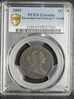 1805 Pcgs Genuine - Fine Details Draped Bust Large Cent