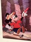 Walt Disney Classics Mickey Mouse Pluto Fishing Matted Framed Art 16 X 13 Nice
