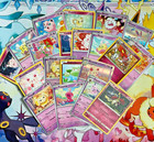 Cute Pink Pokemon Cards fairy Pokemon  Gift Option surprise Pack   Kawaii Bundle