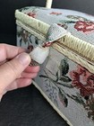 Fabric Craft Sewing Basket Box Portable Thread Needle Storage Box And Contents