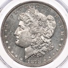 1878 7tf  1 Pcgs Ms62 Pl Reverse Of 1878 Morgan Silver Dollar Proof-like