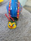 Vintage 1950s Kks Japan Tin Litho Comic Snail Friction Pullback Push Toy Works 
