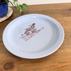 Blue Tepco Dinner Plate Squaw Valley 1960 Winter Olympics Restaurant Ware