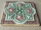 Antique -art Nouveau- European - Majolica Tile C1900