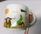 Starbucks Christmas Ornament Texas You Are Here - 2 Oz Cersmic Coffee Cup Nib