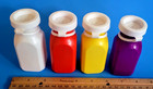 Rare Colors   Fisher Price Fun Food Milk Replacement Bottles With Lids Set Of 4