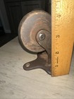 Antique Vintage Cast Iron Factory Industrial Casters Cart Wheels Wood   Steel