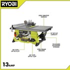 Ryobi Portable Compact Heavy Duty Table Saw 13amp 8-1 4in Diy Projects Work Shop