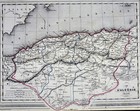 1846 Bocage Map - French Algeria Algeirs Alger Oran Constantine North Africa