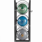 Steel Gas Bottle Cylinder Rack Heavy Duty Freon Refrigerant Tank Holder Shop