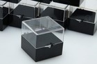 Set Of 8 New 35mm Empty Tutone Plastic Slide Box Storage Containers 2x2    Slides