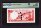 Sierra Leone 2 Leones Nd 1970  P2ds Specimen Uncirculated Graded 66
