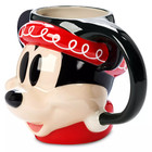 Disney Parks Santa Mickey Mouse Christmas Mug Holiday Hot Chocolate Cup
