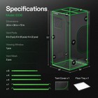 Vivosun 1680d Indoor Grow Tent 3 x3  Non Toxic Mylar Room Reflective 36 x36 x72 