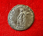 Trajan Ar Silver Denarius 98   117 Ad     Pietas Reverse     Roman Empire