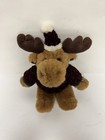 Dan Dee Collector   s Choice Christmas Moose Plush Plaid Sweater Stocking Hat 