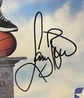 Larry Bird Celtics Signed Original Living Legend Nba Converse Poster Framed Jsa