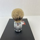 Gillette The Art Of Shaving Fusion Chrome Collection 100  Badger Shaving Brush