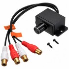 Remote Universal Car Bass Amplifier Level Control Knob Stereo Rca Input output