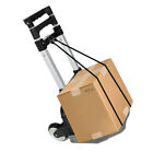 Compact Folding Aluminium Hand Truck Luggage Cart Trolley W wheels Bungee Cord