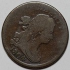 1804 Draped Bust Half Cent - Weak Spiked Chin - Us 1 2c Copper Coin