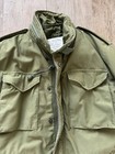 Vintage Us Army Cold Weather Coat With Liner Dsa100-74-c-1596 Winfield Mfg Small