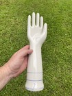 Vintage Industrial Nos Porcelain Hand Glove Mold Form Jewelry Display Trade 7  