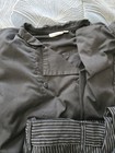 Chef Works Black Chef Coat Jacket   Pants Set Uniform Medium M Lot Of 3