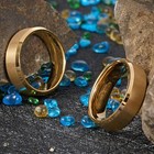 Atop 8mm Classic Gold Tungsten Ring Comfort Fit Bridal Jewelry Men Wedding Band