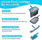 Swimming Pool Cleaning Kit Including 2 Brush Heads  2 Pool Skimmer Nets no Pole 